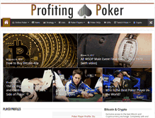 Tablet Screenshot of profitingatpoker.com